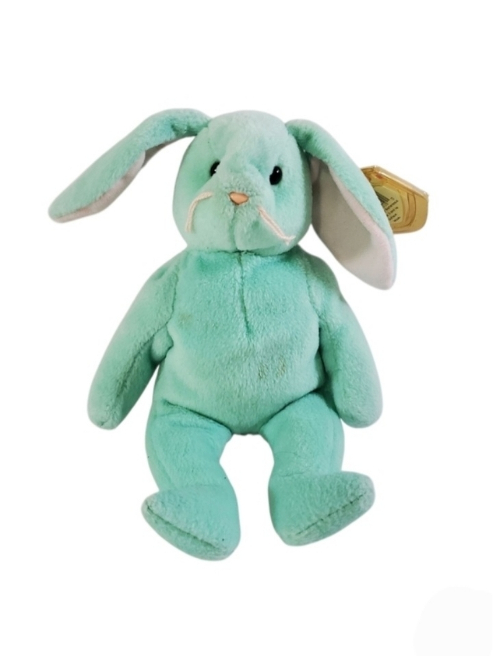 Ty Beanie Baby Hippity The Bunny Rabbit Mint Green 1996